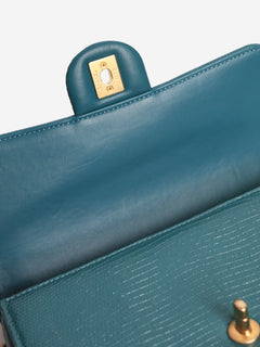 Turquoise exotic mini flap shouder bag Shoulder bags Chanel 