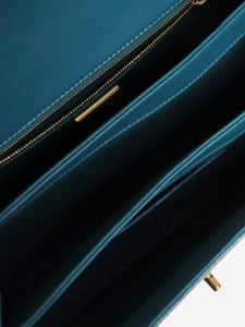 Chanel Turquoise exotic mini flap shouder bag