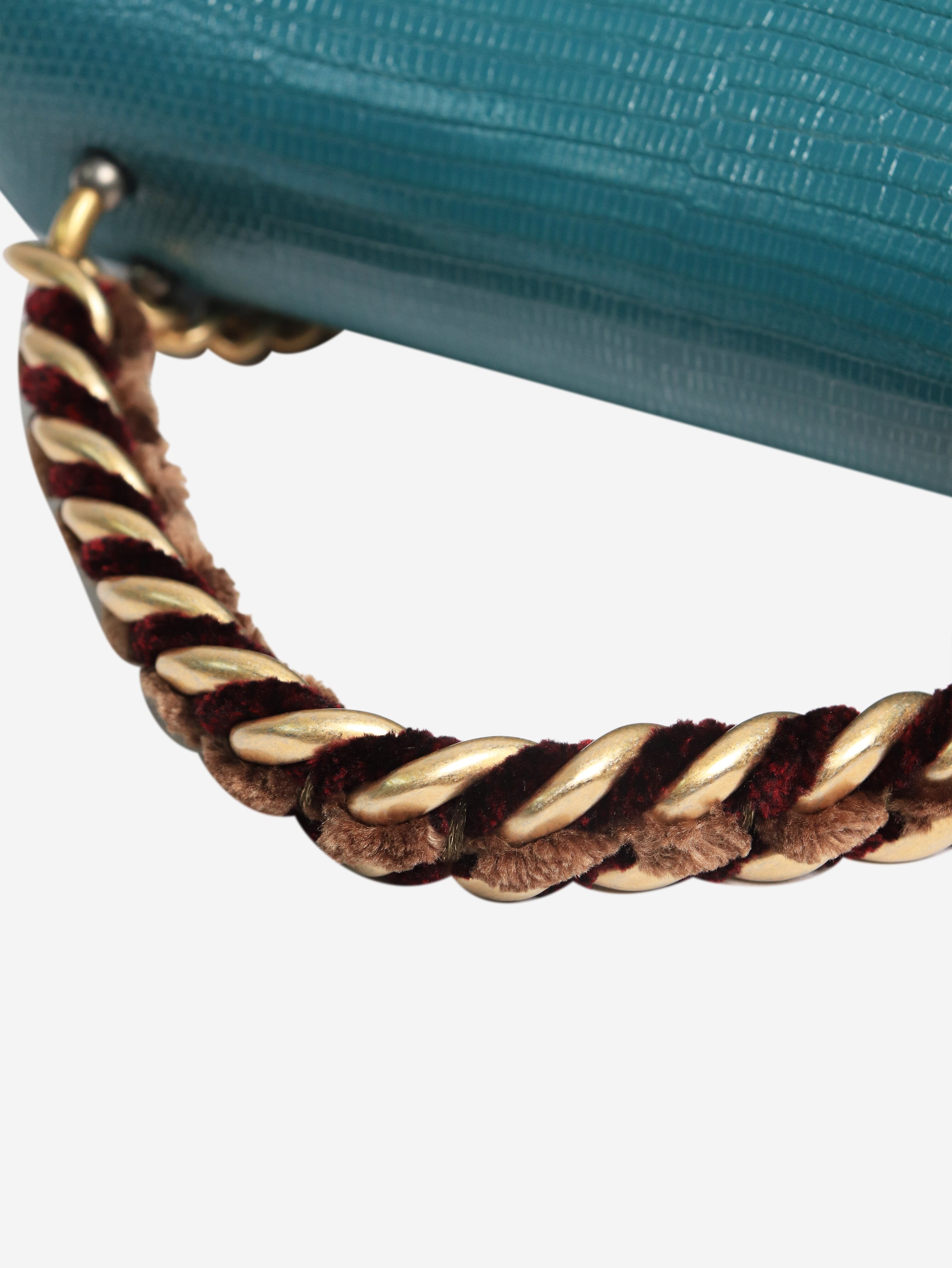 Turquoise exotic mini flap shouder bag Shoulder bags Chanel 