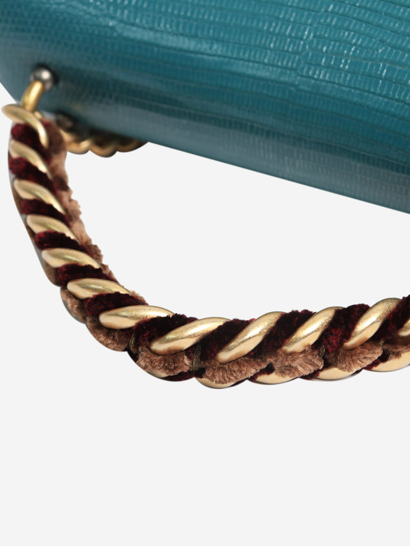 Turquoise exotic mini flap shouder bag Shoulder bags Chanel 