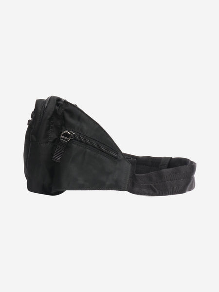 Black nylon belt bag alternate image