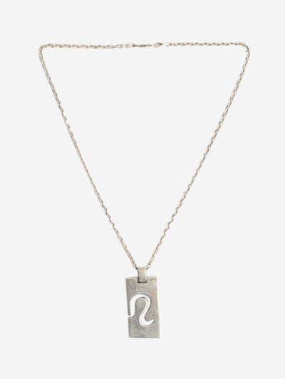 Silver Zodiac Leo Pendant Necklaces Gucci 