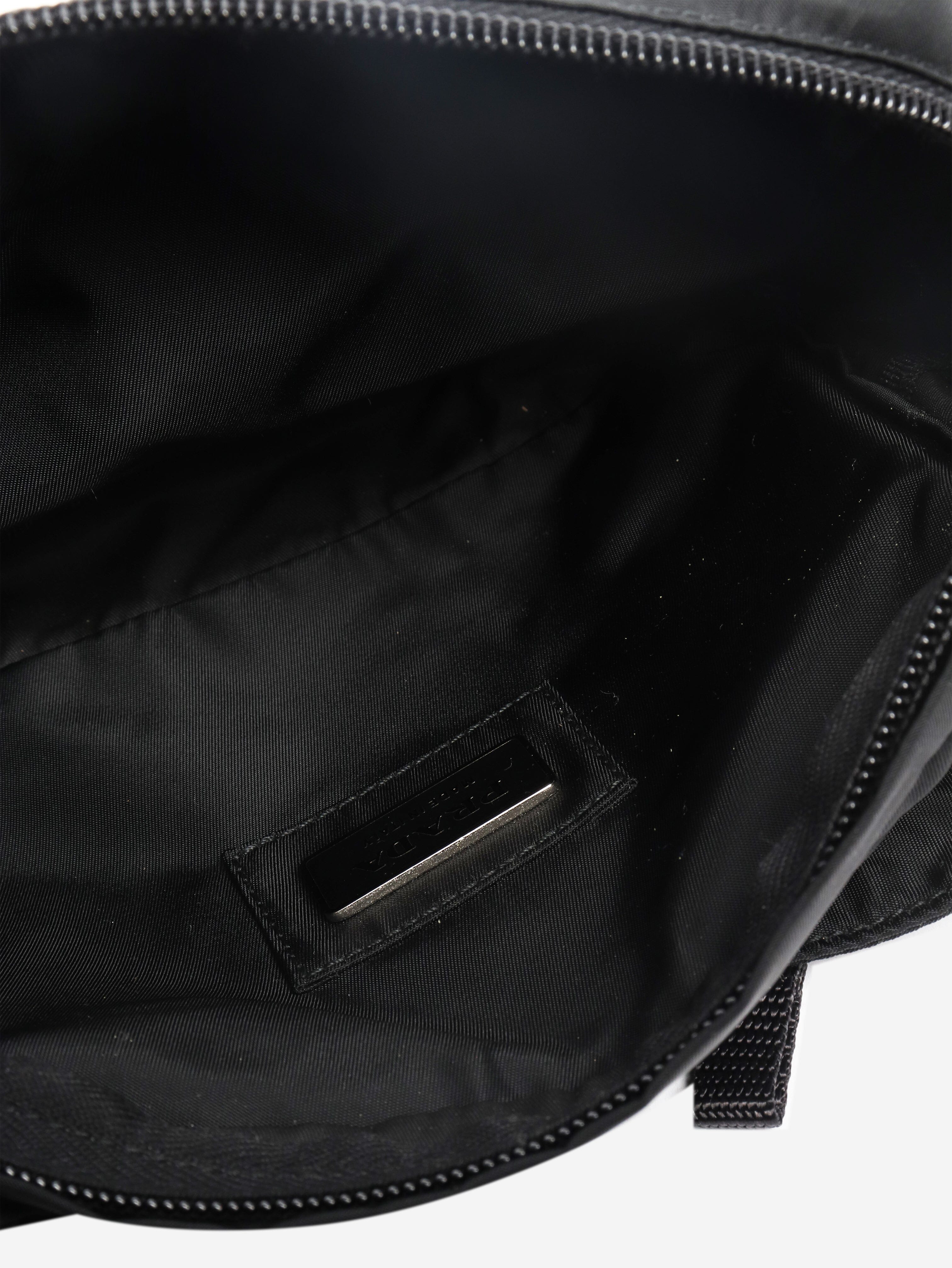 Black nylon belt bag Bags Prada 