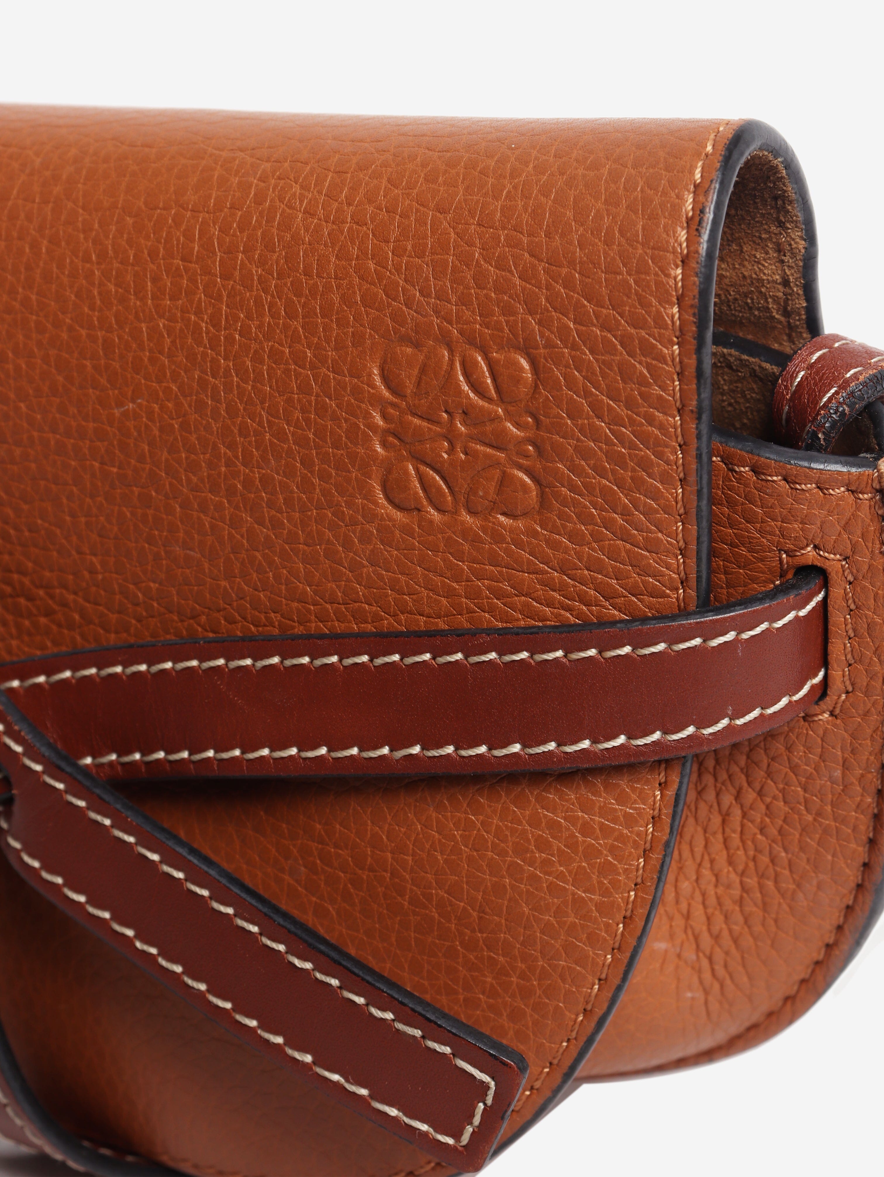 Brown Gate leather cross-body bag Cross-body bags Loewe 