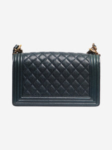 Chanel Blue 2014 Caviar Boy bag