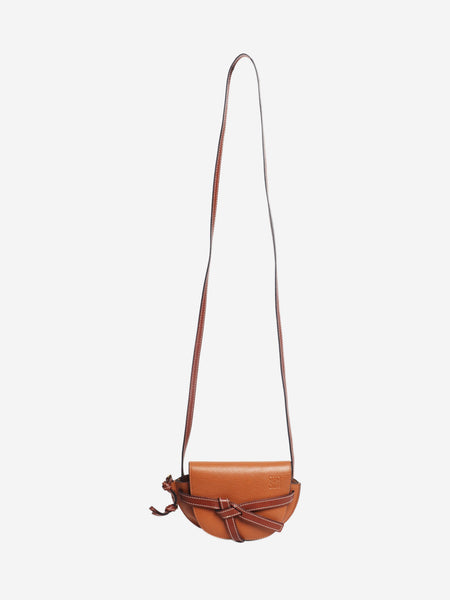 Brown Gate leather cross-body bag alternate image