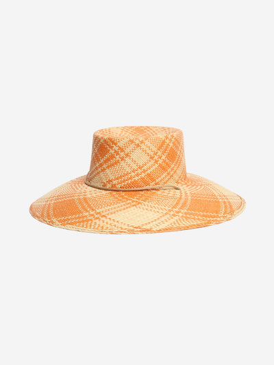 Orange handwoven hat Hats Lock & Co. 