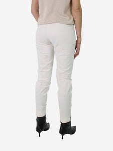 Emilio Pucci White cotton trousers - size UK 8