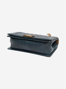 Chanel Blue 2014 Caviar Boy bag
