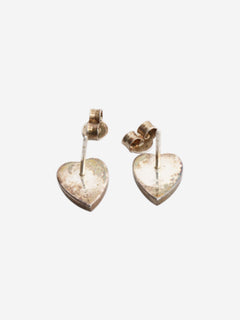 Sterling silver heart stud earrings Earrings Gucci 
