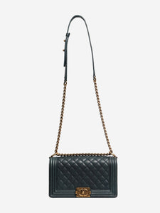 Chanel Blue 2014 Caviar Boy bag