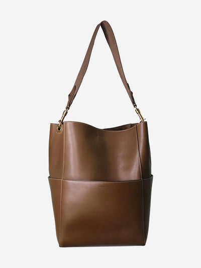 Brown Sangle leather bucket shoulder bag Shoulder bags Celine 
