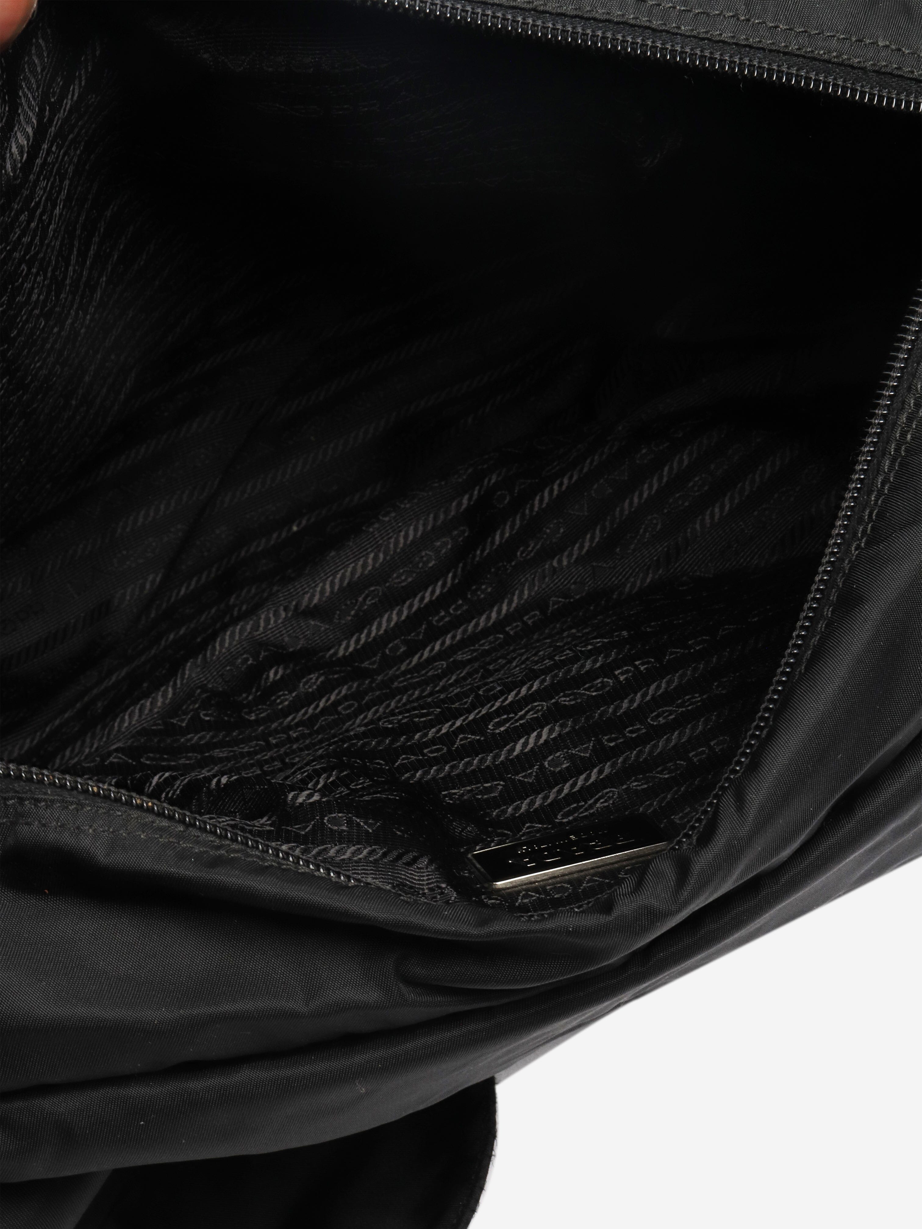 Black nylon satchel bag Cross Body Bags Prada 