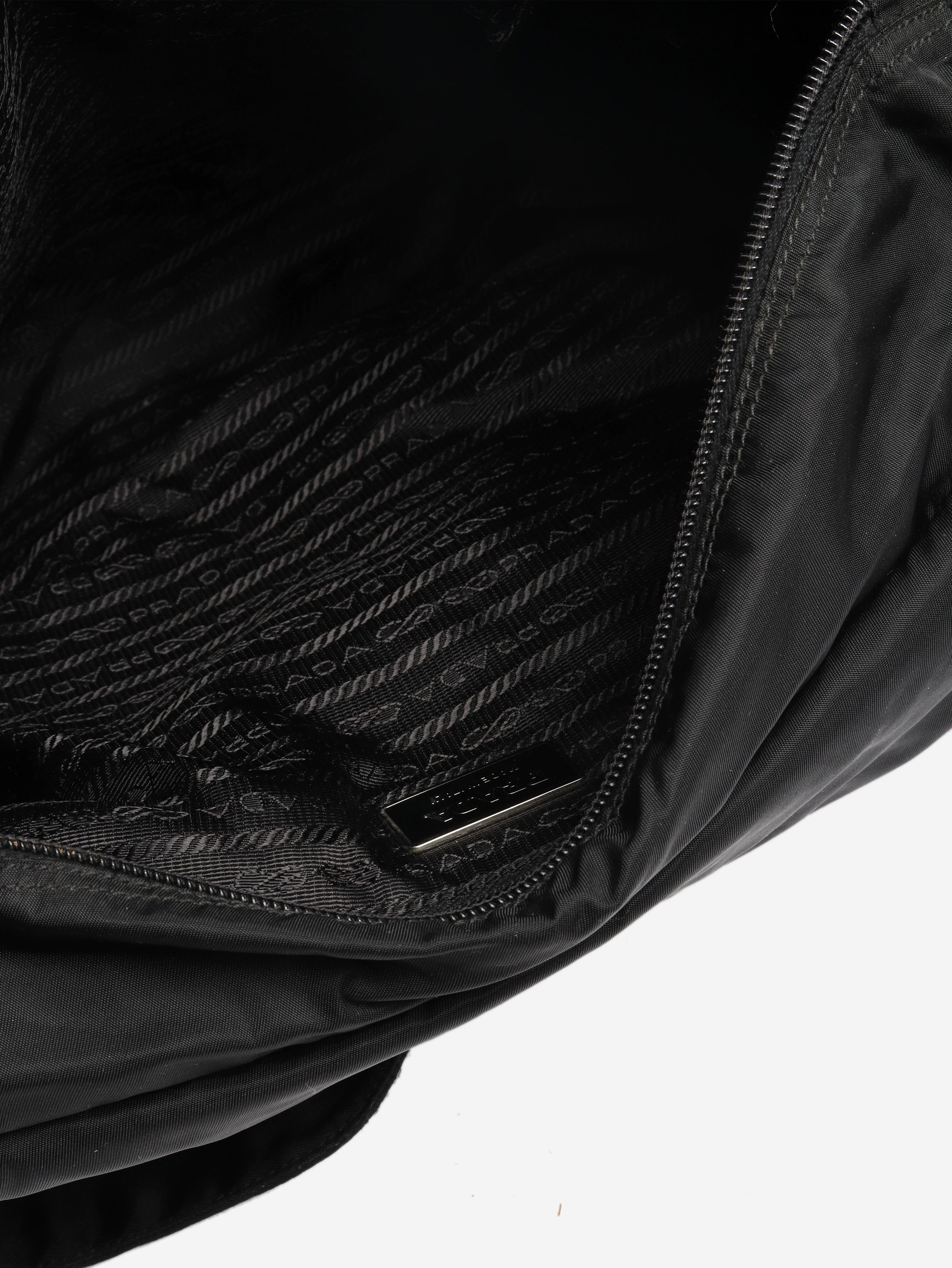 Black nylon satchel bag Cross Body Bags Prada 