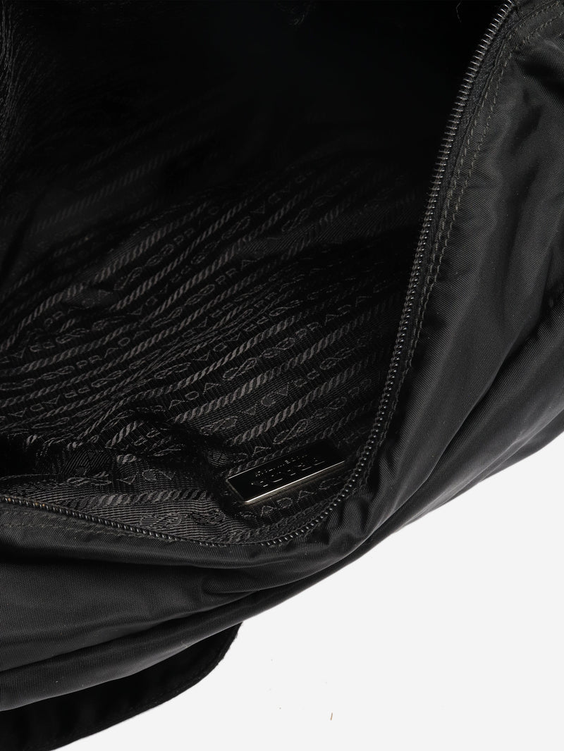Black nylon satchel bag Cross Body Bags Prada 