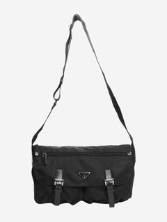 Black nylon satchel bag Cross Body Bags Prada 