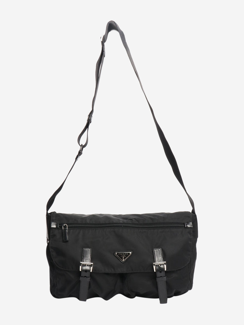Black nylon satchel bag Cross Body Bags Prada 