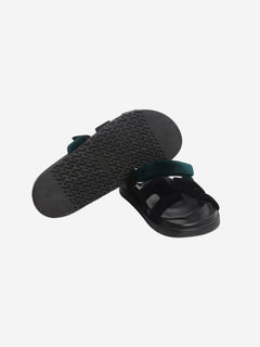 Black Chypre velvet sandals - size EU 40 Flat Sandals Hermes 
