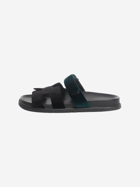 Black Chypre velvet sandals - size EU 40 product image
