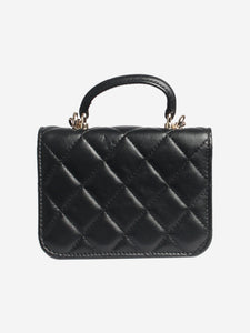 Chanel Black Micro Single-Flap Pouch bag