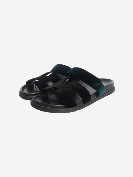 Black Chypre velvet sandals - size EU 40 alternate image