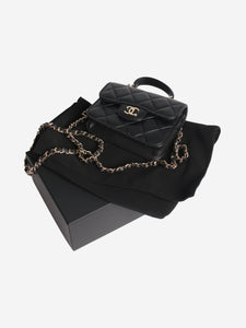 Chanel Black Micro Single-Flap Pouch bag