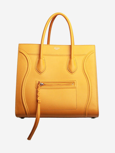 Yellow Luggage bag Top Handle Bags Celine 