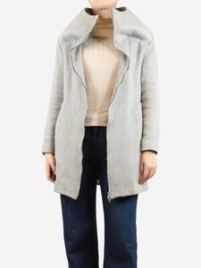 Maison Margiela Grey zipped jacket - size UK 10