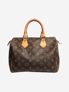 Louis Vuitton Brown vintage 1997 Monogram Speedy 25 bag
