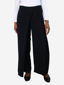 Maria Grachvogel Black overlay trousers - size UK 12