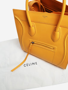 Celine Yellow Luggage bag