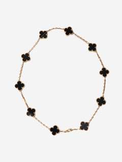 18k Yellow gold vintage Al Hambra 10 motifs necklace Necklaces Van Cleef & Arpels 