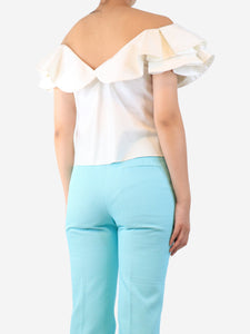 Johanna Ortiz White tulle front top - size S