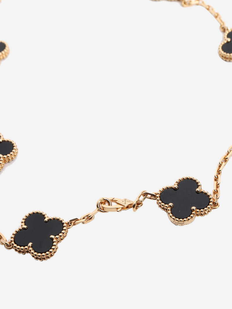 18k Yellow gold vintage Al Hambra 10 motifs necklace Necklaces Van Cleef & Arpels 