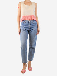 Agolde Blue straight leg jeans - size UK 10