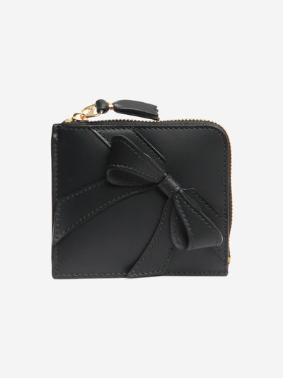 Black Big-Bow zip wallet Wallets, Purses & Small Leather Goods Comme Des Garçons 