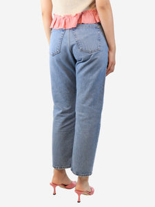 Agolde Blue straight leg jeans - size UK 10