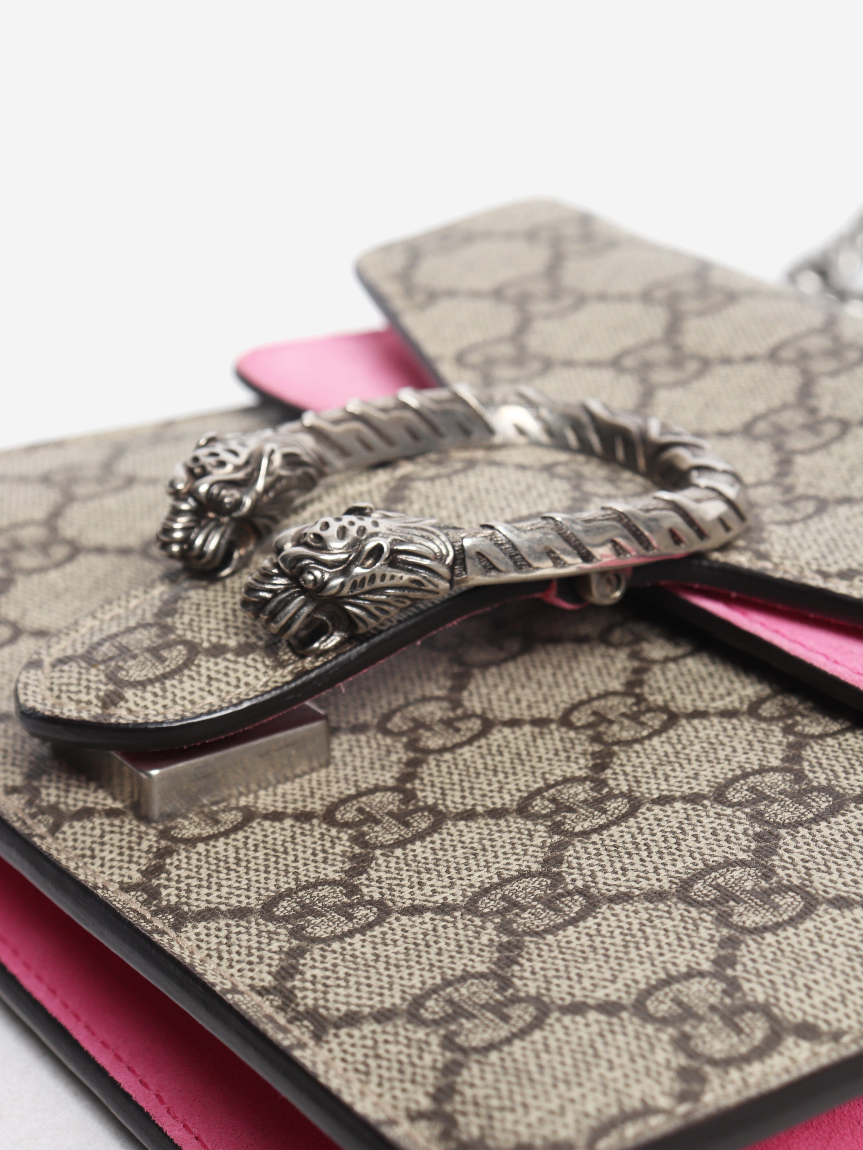 Brown and pink Dionysus shoulder bag