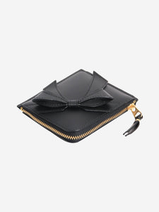 Comme Des Garçons Black Big-Bow zip wallet