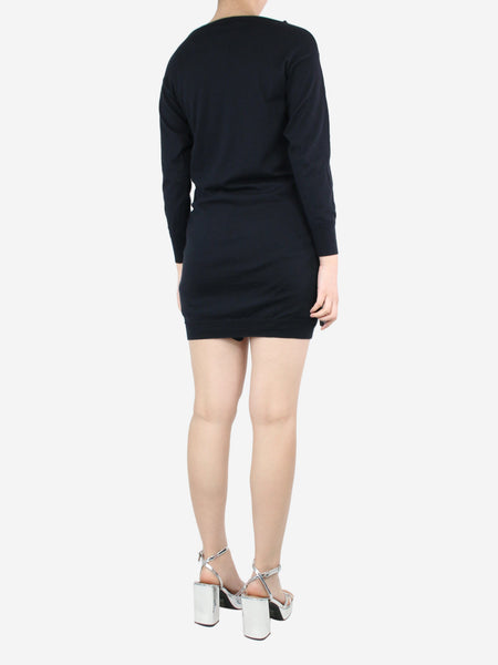 Black knit dress - size S alternate image