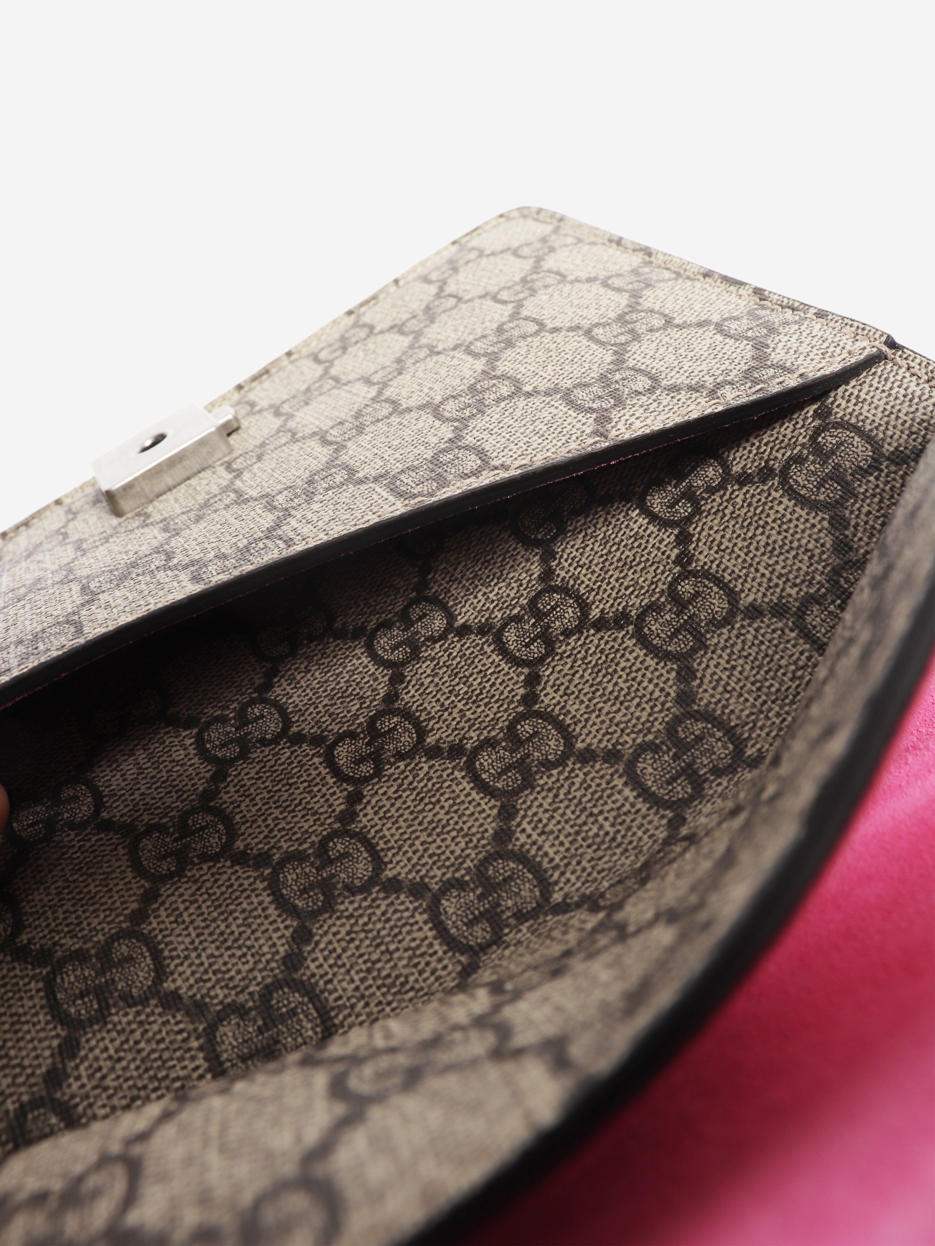 Brown and pink Dionysus shoulder bag
