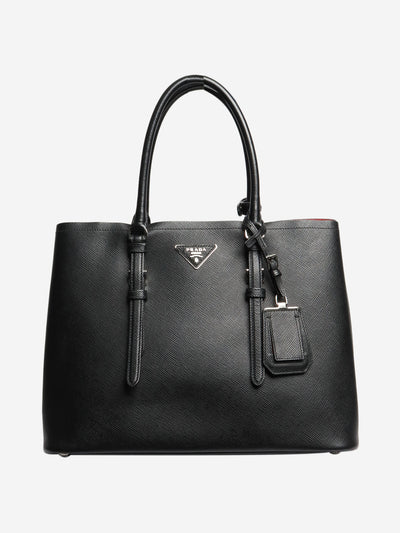 Black Saffiano Cuir leather 2way bag Shoulder bags Prada 