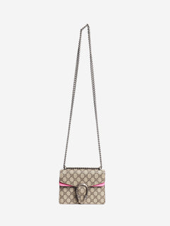 Brown and pink Dionysus shoulder bag