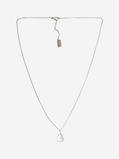 Silver teardrop pendant necklace Jewellery Ippolita 