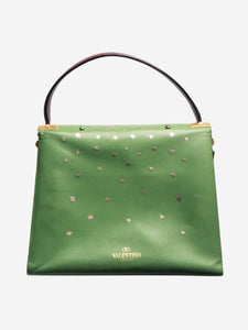 Valentino Green My Rockstud Enchanted Wonderland bag