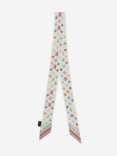 White Murakami Monogram BB bandeau Scarves Louis Vuitton 