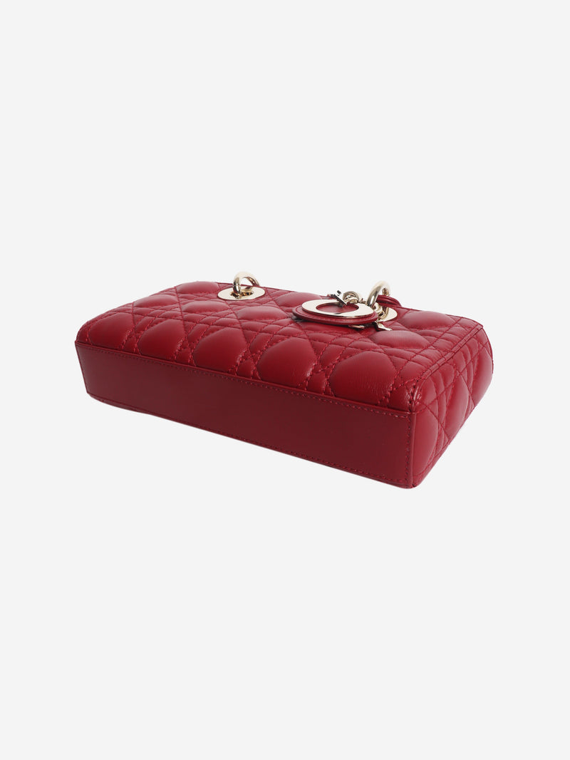 Hermitage red 2025 Or Mini Lady D-Joy bag Shoulder bags Dior 