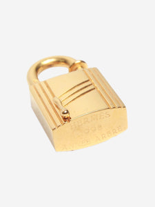 Sign of the Times Gold Annee Arbre 1998 Cadena padlock charm