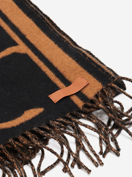 Brown Horses cashmere scarf alternate image