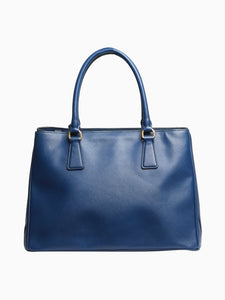 Prada Blue Saffiano Lux leather 2way bag